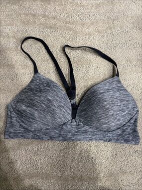La SENZA Heathered Gray Wireless T-Shirt Bra